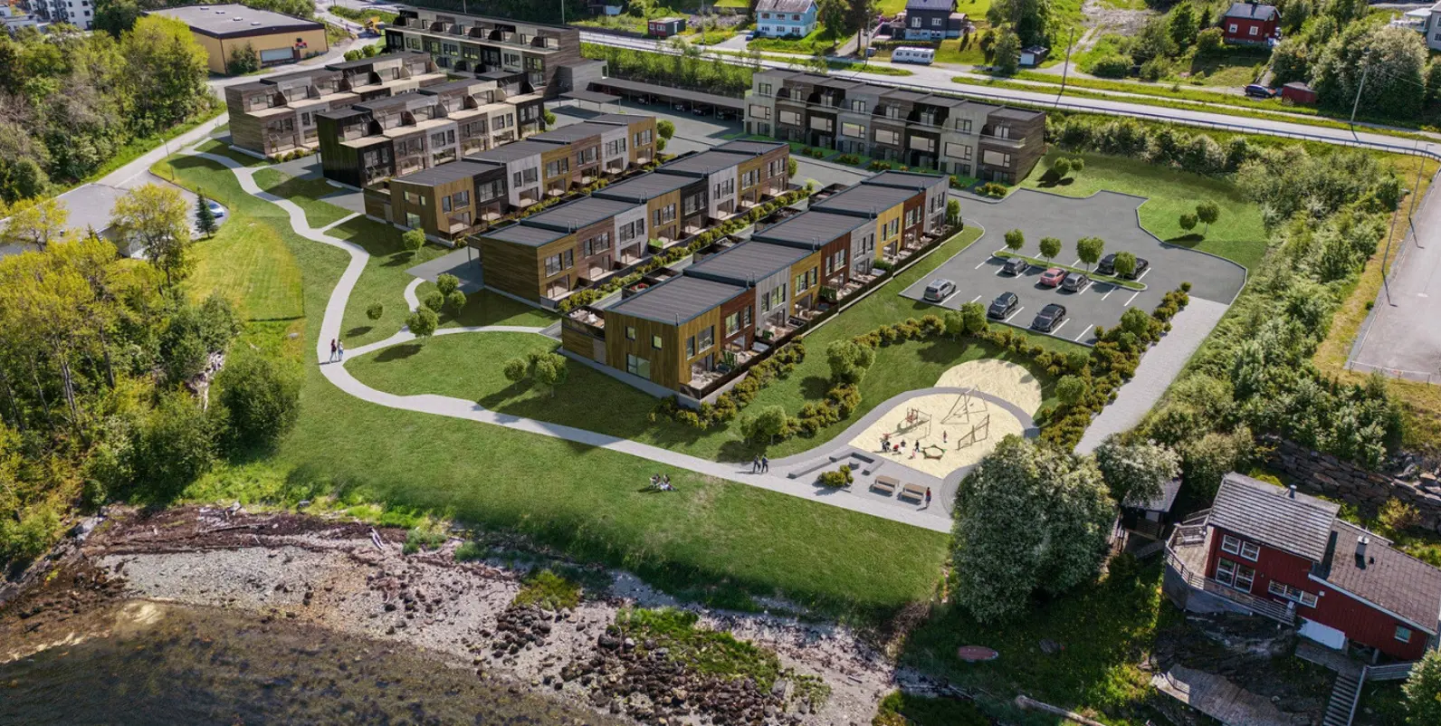 Illustrasjon Elistranda Park 